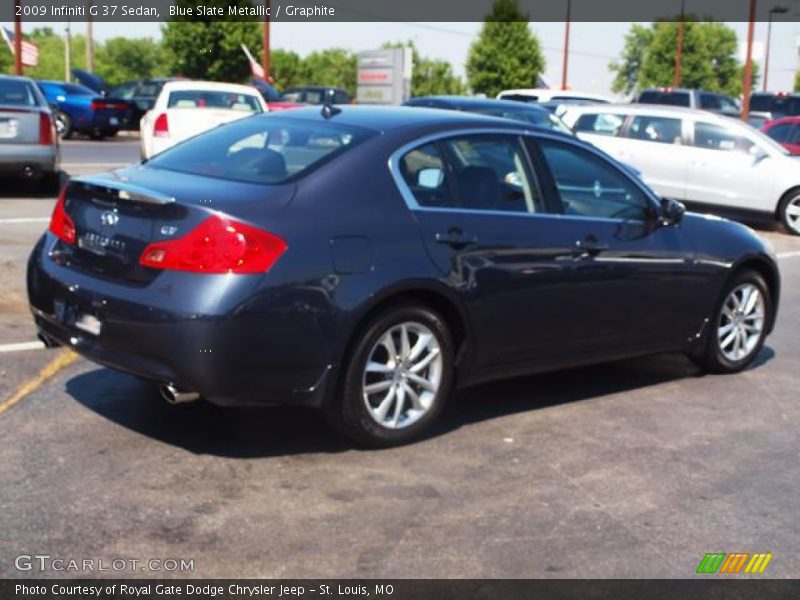 Blue Slate Metallic / Graphite 2009 Infiniti G 37 Sedan