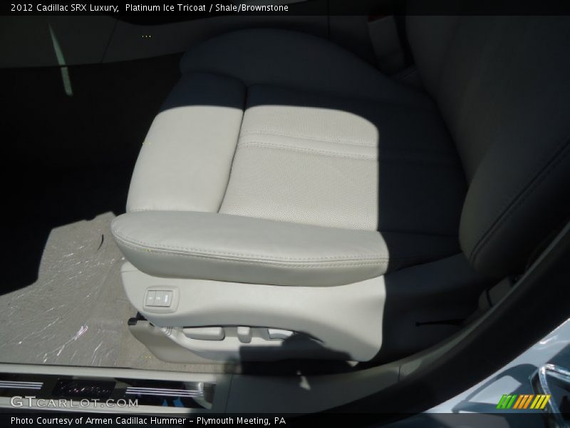 Platinum Ice Tricoat / Shale/Brownstone 2012 Cadillac SRX Luxury