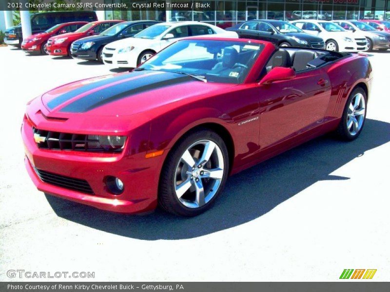 Front 3/4 View of 2012 Camaro SS/RS Convertible