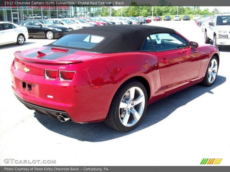 Crystal Red Tintcoat / Black 2012 Chevrolet Camaro SS/RS Convertible