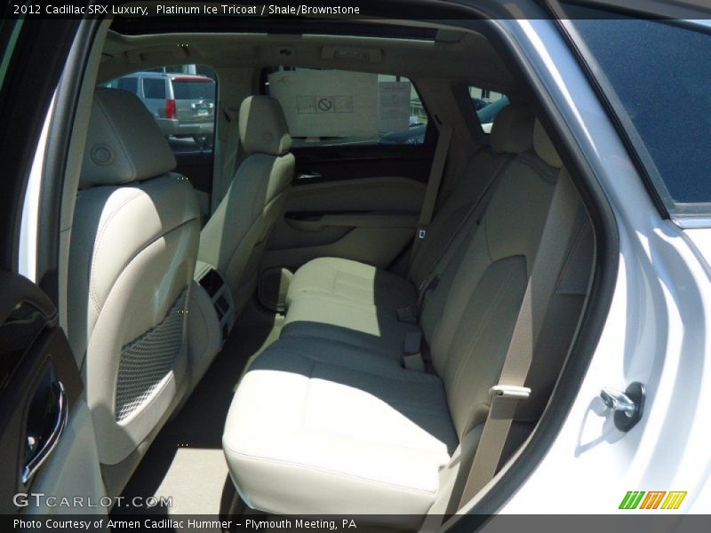 Platinum Ice Tricoat / Shale/Brownstone 2012 Cadillac SRX Luxury