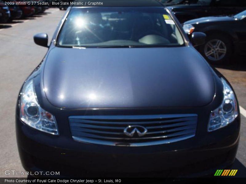 Blue Slate Metallic / Graphite 2009 Infiniti G 37 Sedan