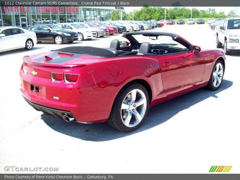 Crystal Red Tintcoat / Black 2012 Chevrolet Camaro SS/RS Convertible