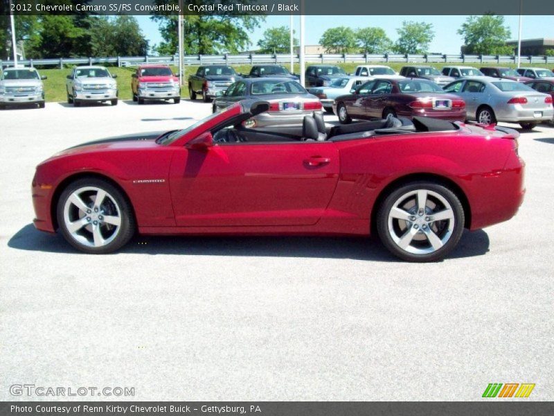 Crystal Red Tintcoat / Black 2012 Chevrolet Camaro SS/RS Convertible