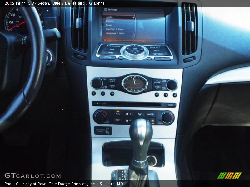 Blue Slate Metallic / Graphite 2009 Infiniti G 37 Sedan