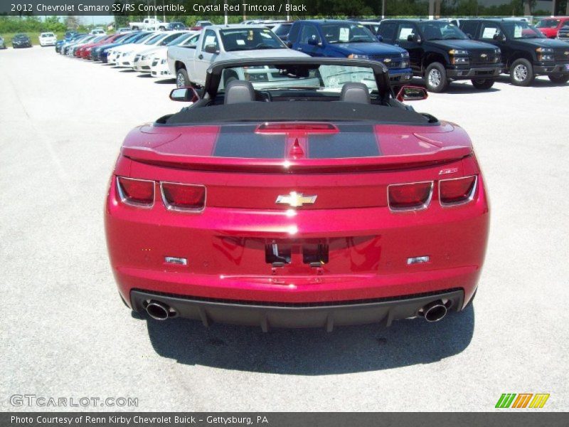 Crystal Red Tintcoat / Black 2012 Chevrolet Camaro SS/RS Convertible