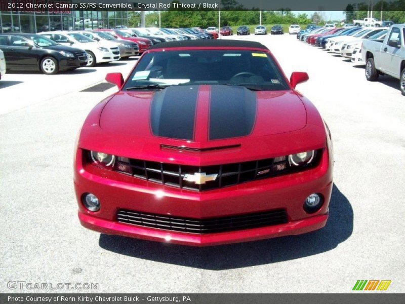 Crystal Red Tintcoat / Black 2012 Chevrolet Camaro SS/RS Convertible