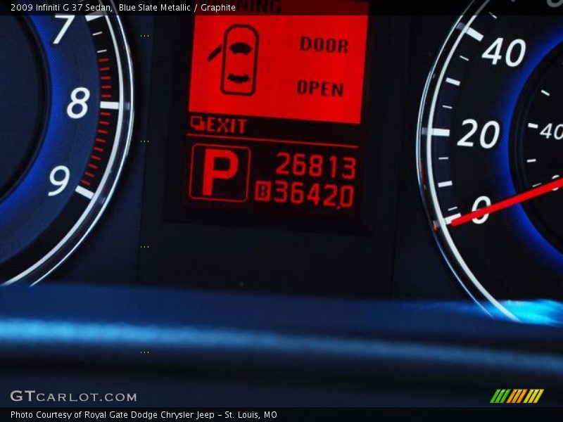 Blue Slate Metallic / Graphite 2009 Infiniti G 37 Sedan