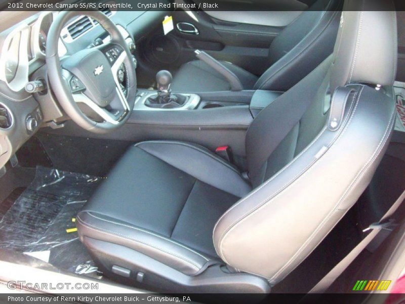  2012 Camaro SS/RS Convertible Black Interior