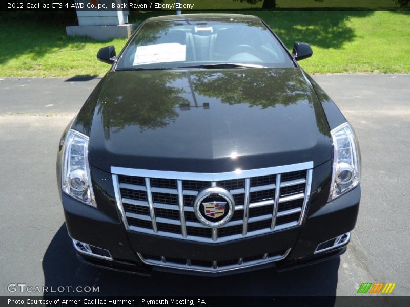 Black Raven / Ebony/Ebony 2012 Cadillac CTS 4 AWD Coupe