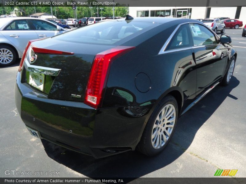 Black Raven / Ebony/Ebony 2012 Cadillac CTS 4 AWD Coupe