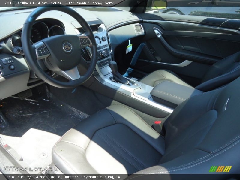 Black Raven / Ebony/Ebony 2012 Cadillac CTS 4 AWD Coupe