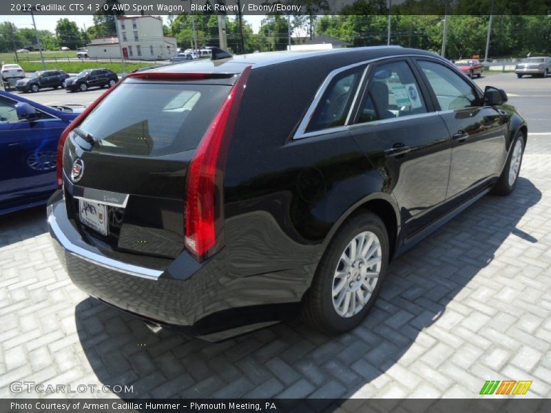 Black Raven / Ebony/Ebony 2012 Cadillac CTS 4 3.0 AWD Sport Wagon