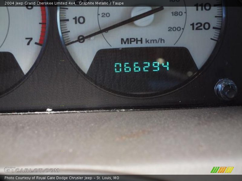 Graphite Metallic / Taupe 2004 Jeep Grand Cherokee Limited 4x4