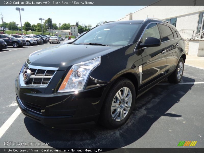 Black Raven / Ebony/Ebony 2012 Cadillac SRX Luxury AWD