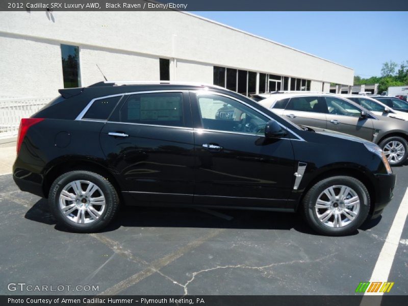Black Raven / Ebony/Ebony 2012 Cadillac SRX Luxury AWD