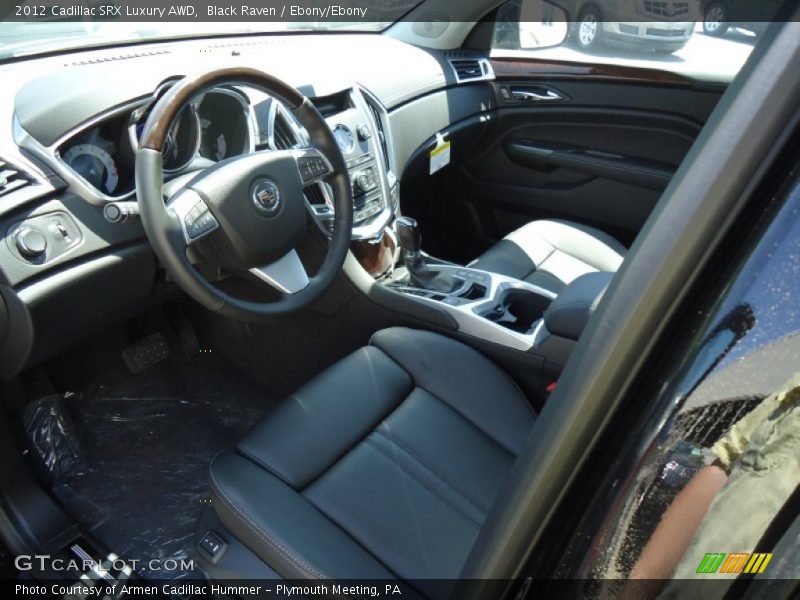 Black Raven / Ebony/Ebony 2012 Cadillac SRX Luxury AWD