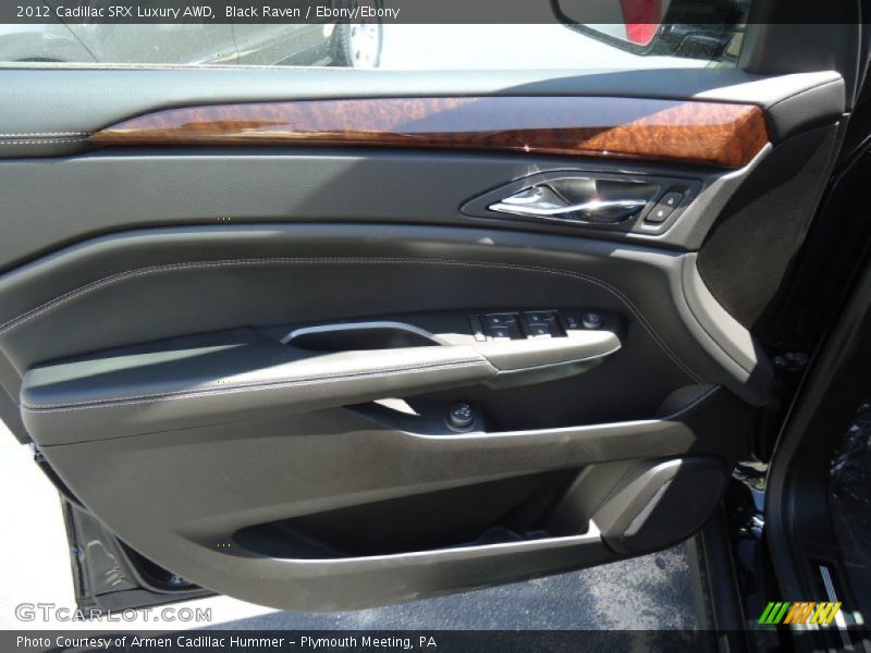 Black Raven / Ebony/Ebony 2012 Cadillac SRX Luxury AWD