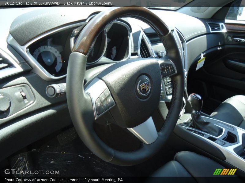 Black Raven / Ebony/Ebony 2012 Cadillac SRX Luxury AWD