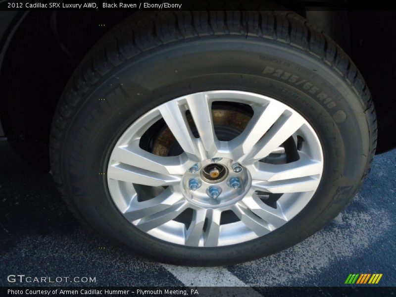 Black Raven / Ebony/Ebony 2012 Cadillac SRX Luxury AWD