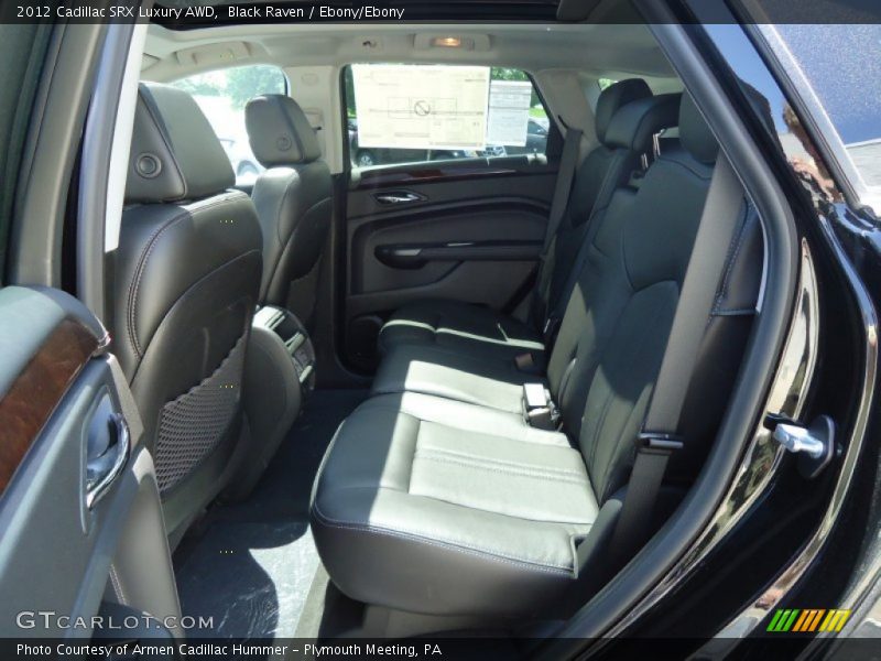 Black Raven / Ebony/Ebony 2012 Cadillac SRX Luxury AWD