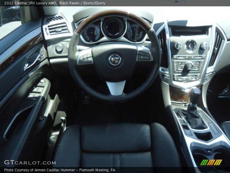 Black Raven / Ebony/Ebony 2012 Cadillac SRX Luxury AWD