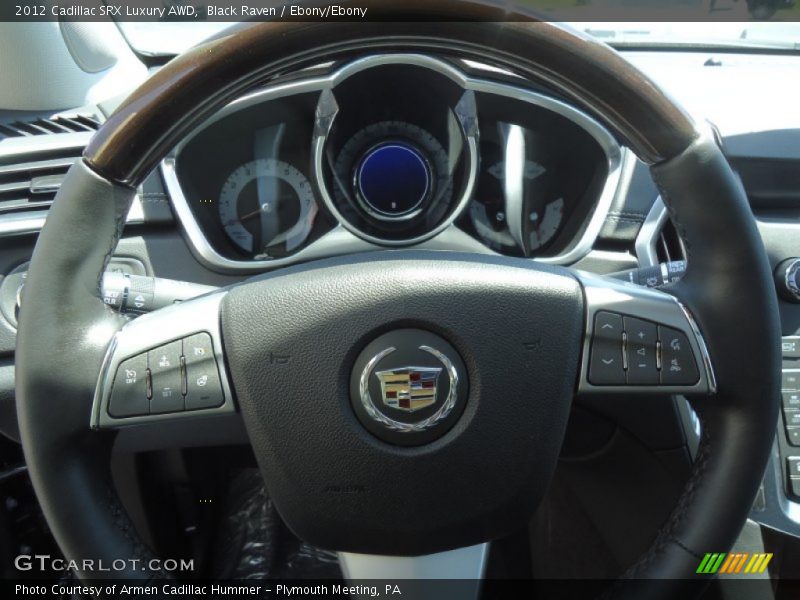 Black Raven / Ebony/Ebony 2012 Cadillac SRX Luxury AWD