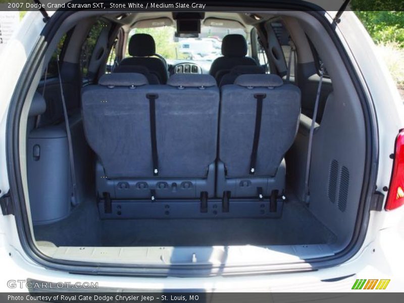 Stone White / Medium Slate Gray 2007 Dodge Grand Caravan SXT