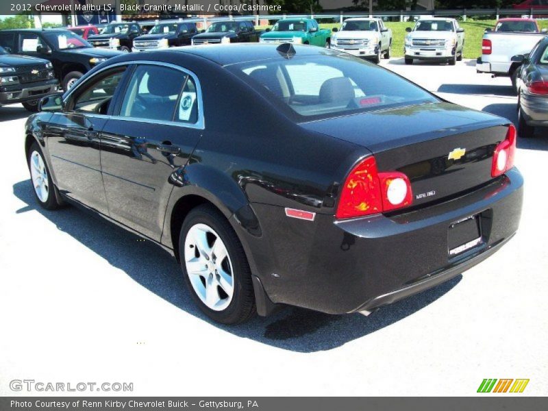Black Granite Metallic / Cocoa/Cashmere 2012 Chevrolet Malibu LS