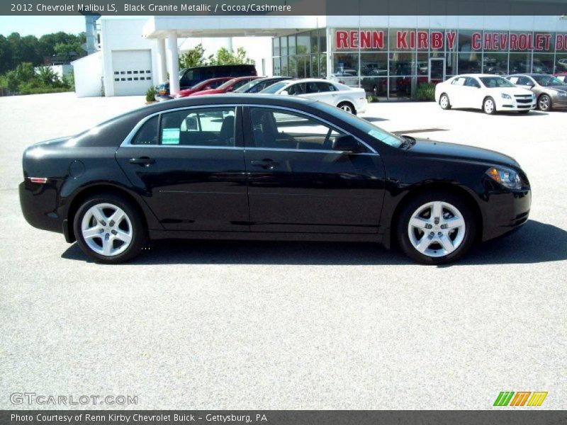Black Granite Metallic / Cocoa/Cashmere 2012 Chevrolet Malibu LS