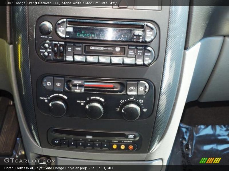 Stone White / Medium Slate Gray 2007 Dodge Grand Caravan SXT