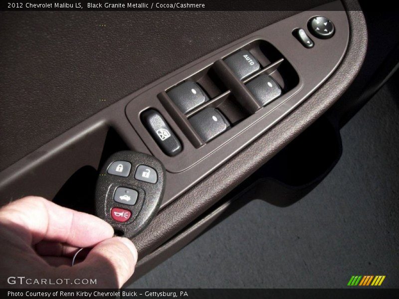 Black Granite Metallic / Cocoa/Cashmere 2012 Chevrolet Malibu LS