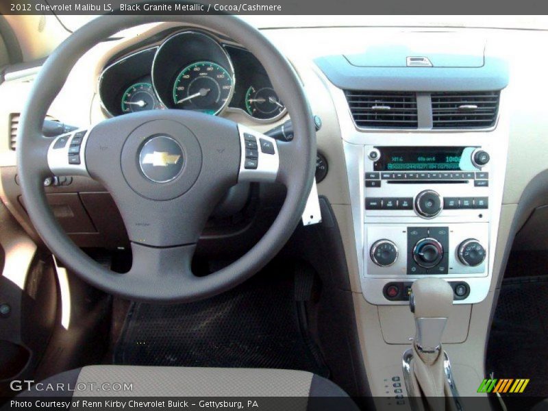 Black Granite Metallic / Cocoa/Cashmere 2012 Chevrolet Malibu LS