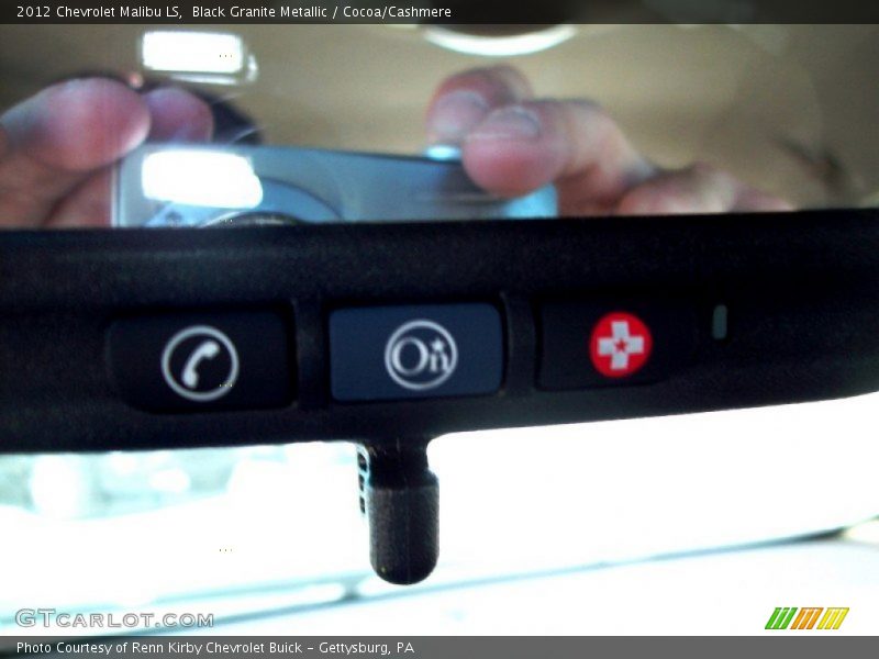 Black Granite Metallic / Cocoa/Cashmere 2012 Chevrolet Malibu LS