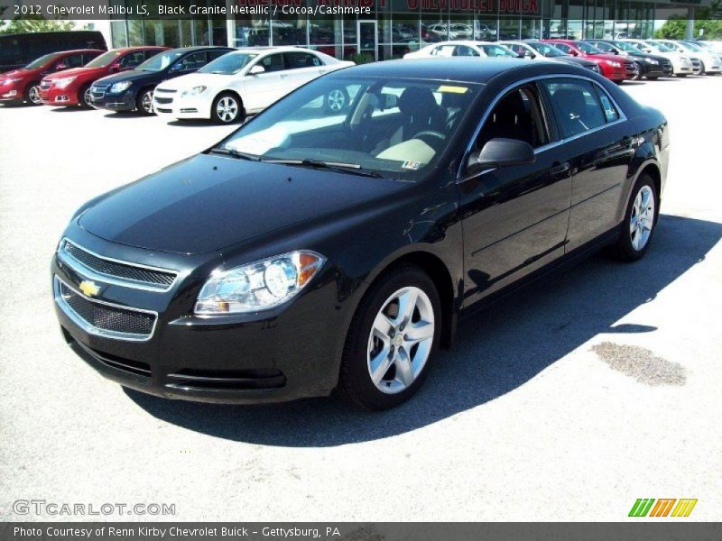 Black Granite Metallic / Cocoa/Cashmere 2012 Chevrolet Malibu LS
