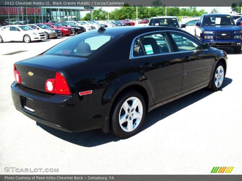 Black Granite Metallic / Cocoa/Cashmere 2012 Chevrolet Malibu LS