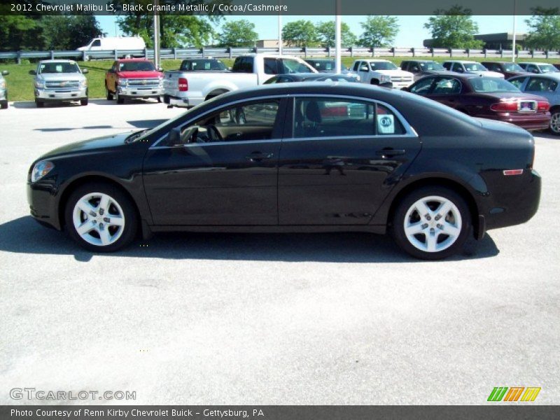 Black Granite Metallic / Cocoa/Cashmere 2012 Chevrolet Malibu LS