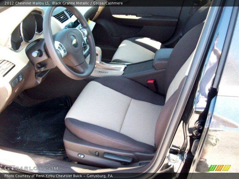 Black Granite Metallic / Cocoa/Cashmere 2012 Chevrolet Malibu LS