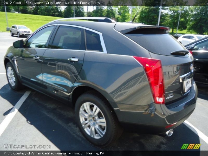 Gray Flannel Metallic / Ebony/Ebony 2012 Cadillac SRX Luxury