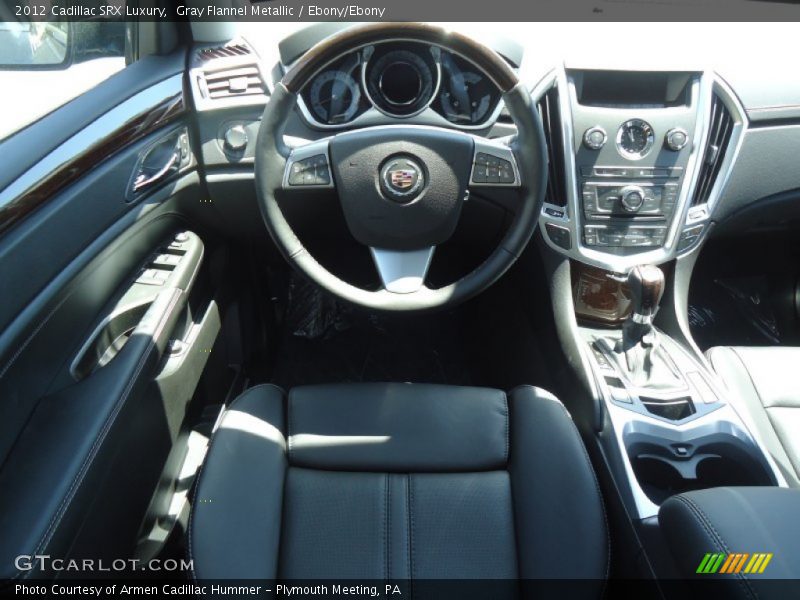 Gray Flannel Metallic / Ebony/Ebony 2012 Cadillac SRX Luxury