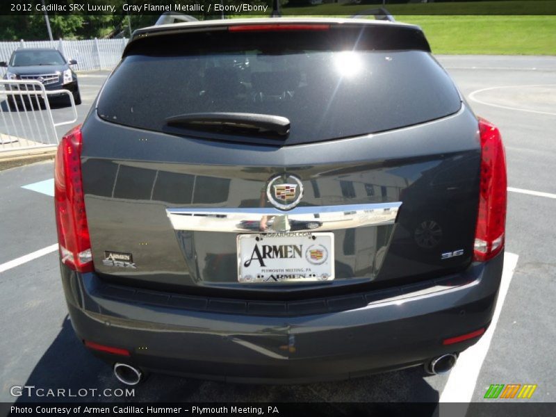 Gray Flannel Metallic / Ebony/Ebony 2012 Cadillac SRX Luxury