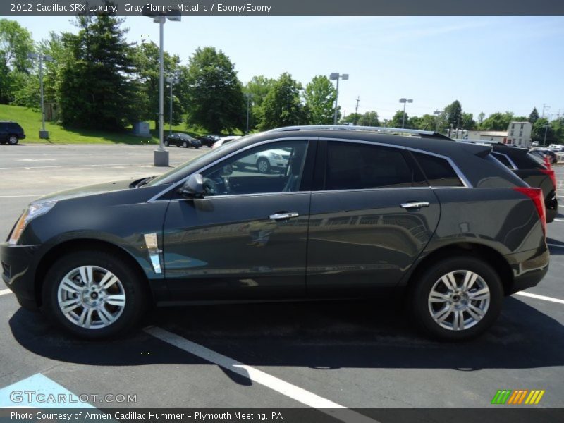 Gray Flannel Metallic / Ebony/Ebony 2012 Cadillac SRX Luxury
