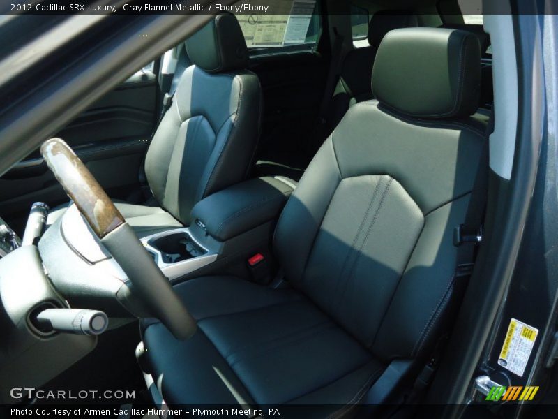 Gray Flannel Metallic / Ebony/Ebony 2012 Cadillac SRX Luxury