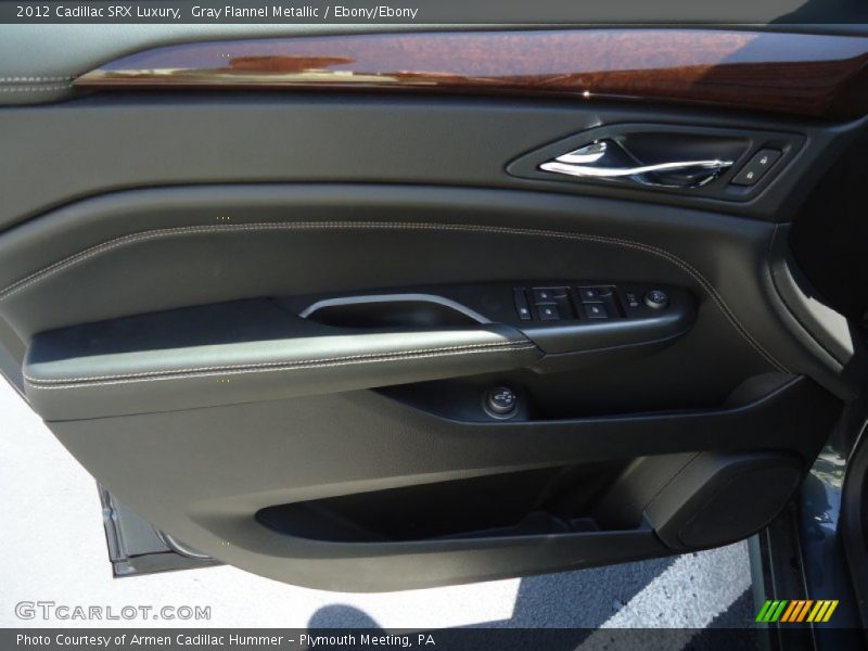 Gray Flannel Metallic / Ebony/Ebony 2012 Cadillac SRX Luxury