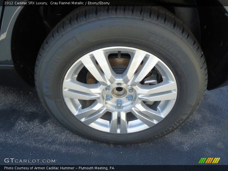 Gray Flannel Metallic / Ebony/Ebony 2012 Cadillac SRX Luxury