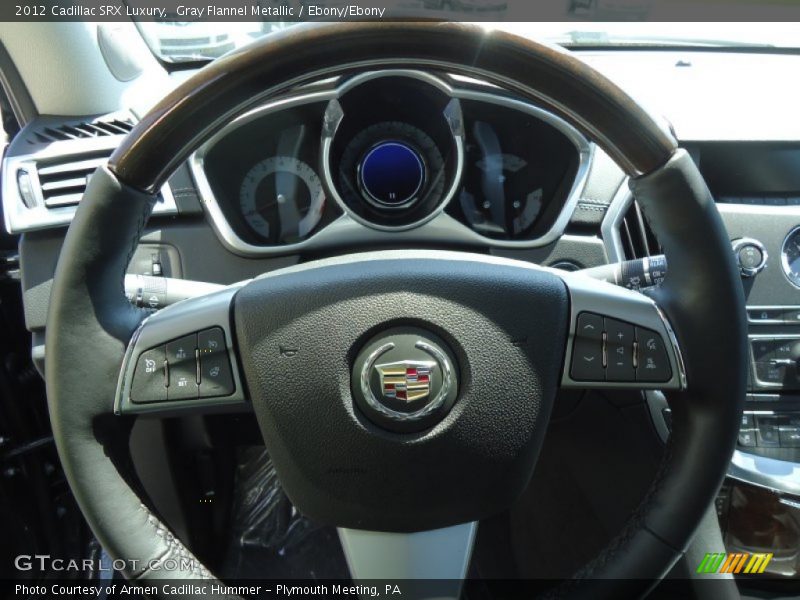 Gray Flannel Metallic / Ebony/Ebony 2012 Cadillac SRX Luxury