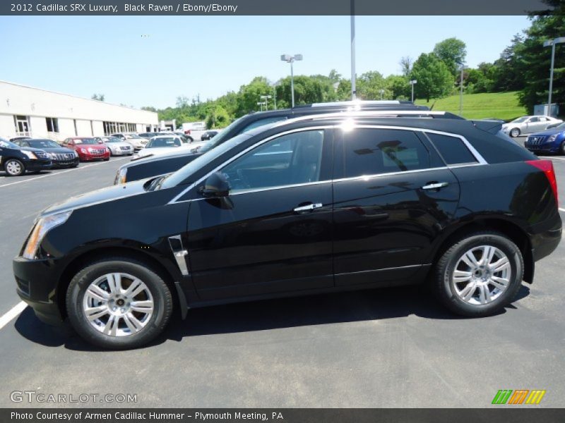 Black Raven / Ebony/Ebony 2012 Cadillac SRX Luxury
