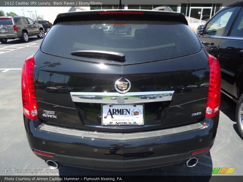 Black Raven / Ebony/Ebony 2012 Cadillac SRX Luxury