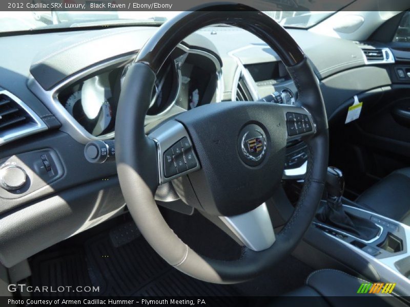 Black Raven / Ebony/Ebony 2012 Cadillac SRX Luxury