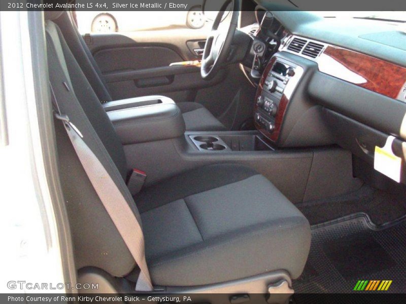 Silver Ice Metallic / Ebony 2012 Chevrolet Avalanche LS 4x4